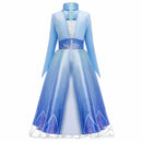 Vestido de niñas congeladas Elsa 2, disfraz de Cosplay para niños, Vestidos de princesa para niños, Vestidos Infantiles de Reina de la nieve de Disney