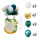 10 Stück 5-Zoll-Metallballon-Kuchenaufsatz Wolkenform Konfetti-Luftballons für Geburtstags-Babyparty-Hochzeitsfest-Dekor-Haushaltswaren