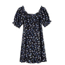 Dresses Women Backless Puff Sleeve Sexy Print Elegant All-match Fashion Popular Holiday Simple Harajuku Vintage Casual Cozy Ins