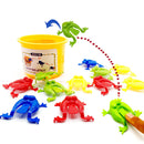 5/10 Pcs Jumping Frog Bounce Fidget Toys For Kids Novelty Assorted  Stress Reliever Toys For Children Birthday Gift Party Favor