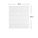 DIY Wall stickers 3D self-adhesive wallpaper Home creative TV Background foam wall brick decorative waterproof Wall Sticker