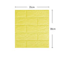 DIY Wall stickers 3D self-adhesive wallpaper Home creative TV Background foam wall brick decorative waterproof Wall Sticker