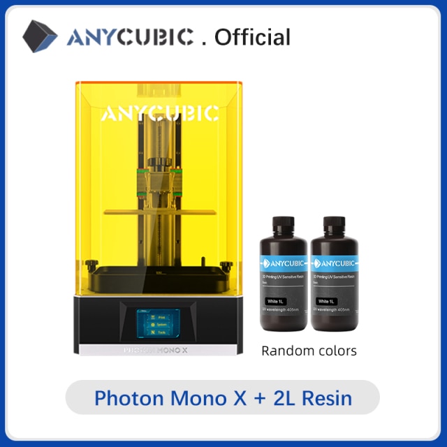 ANYCUBIC Photon Mono X Impresora 3D 8.9 pulgadas 4K Monocromo LCD Impresoras de resina UV Impresión 3D Control de aplicación de alta velocidad SLA Impresora 3D