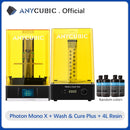 ANYCUBIC Photon Mono X 3D Printer 8.9 inch 4K Monochrome LCD UV Resin Printers 3D Printing High Speed APP Control SLA 3D Printer