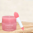 3g Corea del Sur Mascarilla para dormir de labios Mantenimiento del sueño nocturno Hidratante Brillo de labios Crema blanqueadora Cuidado de labios nutritivo Fresa