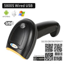 1D&2D  Supermarket Handhel  Barcode Bar  Code Scanner  Reader QR   PDF417 Bluetooth 2.4G Wireless &Wired USB Platform