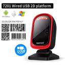 1D&2D  Supermarket Handhel  Barcode Bar  Code Scanner  Reader QR   PDF417 Bluetooth 2.4G Wireless &Wired USB Platform