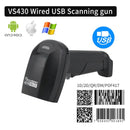 1D&2D  Supermarket Handhel  Barcode Bar  Code Scanner  Reader QR   PDF417 Bluetooth 2.4G Wireless &Wired USB Platform