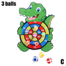 Children Target Sticky Ball Throw Dartboard Sports Kids Educational Board Games With Darts Ball Parent-child Interactive Toys