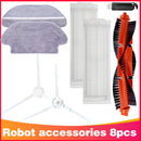 Rodillo de filtro Hepa, cepillo lateral, paño de trapo para Xiaomi Mijia LDS / STYJ02YM / Conga 3490 Viomi V2 PRO V3 SE, piezas de aspiradora robótica