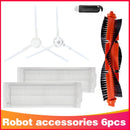 Rodillo de filtro Hepa, cepillo lateral, paño de trapo para Xiaomi Mijia LDS / STYJ02YM / Conga 3490 Viomi V2 PRO V3 SE, piezas de aspiradora robótica