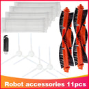 Rodillo de filtro Hepa, cepillo lateral, paño de trapo para Xiaomi Mijia LDS / STYJ02YM / Conga 3490 Viomi V2 PRO V3 SE, piezas de aspiradora robótica