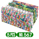 Teramila, 5 unidades por paquete, tela de algodón con estampado de flores para costura de vestidos, telas de retazos, artesanía DIY, costura acolchada