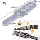 Moon Shape Wine Glass Tray Mold Candlestick Silicone Molds DIY Crystal Epoxy Resin Mould Ceramic Clay Casting Mold Home Decor