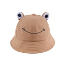 Child-Parents Frog Bucket Hat For Women Summer Autumn Plain Female Panama Outdoor Hiking Beach Fishing Sunscreen Woman Bob Caps