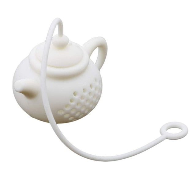 Multi Shape Kreatives Tee-Ei Sieb Teebeutel Filter für Kaffee Roter Tee Blume Tee Nette Teekanne-Form Menschen Fisch Teegeschirr