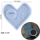 Molde de bandeja para copas de vino en forma de luna, moldes de silicona para candelabros, molde de resina epoxi de cristal DIY, molde de fundición de arcilla cerámica para decoración del hogar