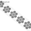 Chzimade 3X100CM Reflective Stickers For Clothing Hot Stamping Foil Heat Transfer Vinyl Film Reflective Tape DIY Iron On Fabric