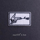 Hippie/Punk Patch Embroidery Patches On Clothes Iron On Patches For Clothing Thermoadhesive Patches For Clothes Animal Stickers