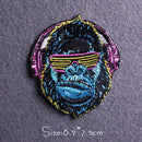 Hippie/Punk Patch Embroidery Patches On Clothes Iron On Patches For Clothing Thermoadhesive Patches For Clothes Animal Stickers