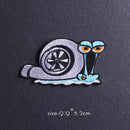 Hippie/Punk Patch Embroidery Patches On Clothes Iron On Patches For Clothing Thermoadhesive Patches For Clothes Animal Stickers