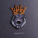 Hippie/Punk Patch Embroidery Patches On Clothes Iron On Patches For Clothing Thermoadhesive Patches For Clothes Animal Stickers