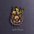 Hippie/Punk Patch Embroidery Patches On Clothes Iron On Patches For Clothing Thermoadhesive Patches For Clothes Animal Stickers