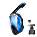COPOZZ Full Face Scuba Diving Mask Anti Fog Goggles With Camera Mount Underwater Wide View Snorkel Swimming Mask For Adult Youth