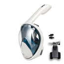 COPOZZ Full Face Scuba Diving Mask Anti Fog Goggles With Camera Mount Underwater Wide View Snorkel Swimming Mask For Adult Youth