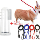 Super Soft Pet Finger Toothbrush Teddy Dog Brush Bad Breath Tartar Teeth Care Tool Dog Cat Cleaning Silicagel Pet Supplies