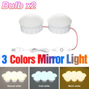 LED Vanity Mirror Light USB Makeup Vanity Light Cosmetic Hollywood Bulb Dimmable LED Wall Mirror Lamp Bathroom Dressing Table