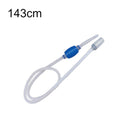 Bomba de sifón al vacío para Acuario, 170/143CM, limpiador semiautomático, cambiador de agua para Acuario, bomba de grava, tubería, accesorios para tanque de peces