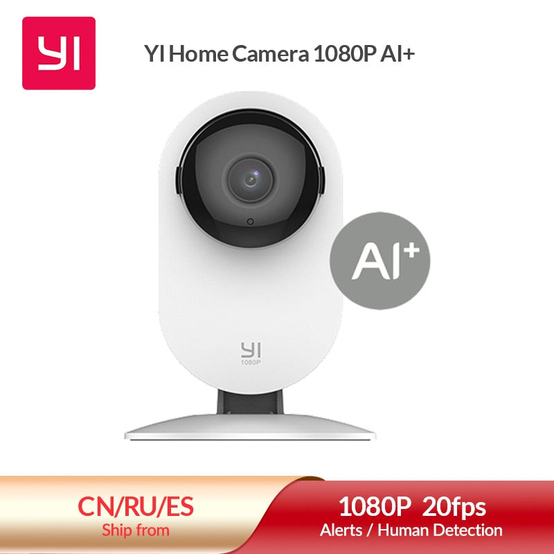 YI 1080p Heimkamera IP-Kamera Smart Video Cams mit Montion Detect Wifi Kamera Sicherheitsschutz Mini Kamera Haustier Katze Hund Cam