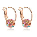 1 Pair Magnetic Slimming Earrings Lose Weight Body Relaxation Massage Slim Ear Studs Patch Health Jewelry Girl Women weight loss