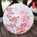 Silk Cloth Women Umbrella Japanese Cherry Blossoms Ancient Dance Umbrella Decorative Umbrella Chinese Style Oil Paper Umbrella