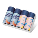 4pcs/lot Mens Underwear Boxers Cotton Fashion Printed Men Underpants Boxer Shorts Male Panties Pouch Vetement Homme