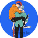 Anime SK8 The Infinity Cosplay Badge Miya RekI Snow Cherry Blossom broche Pin accesorios para ropa mochila decoración regalo