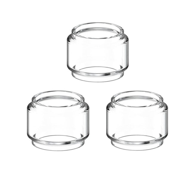 Hongxingjia Ersatz-Pyrexglas-Röhrentank für Advken Manta RTA Atomizer Bubble Glass Fatboy Clear Coils