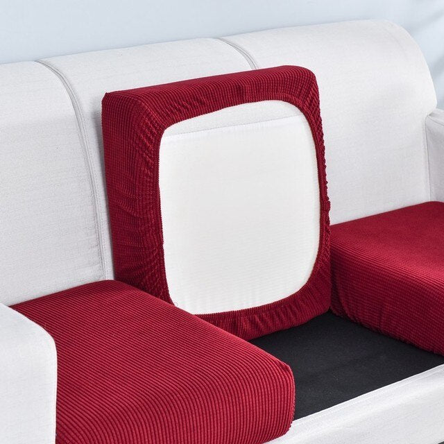 Möbelschutzhülle Jacquard verdickter Sofakissenbezug Ecksofakissenbezug elastischer einfarbiger Sofabezug