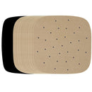 100pcs Air Fryer Liners Anti-stick Pad 6-9inch Bamboo Steamer Liners Premium PerforatedSilicon Paper Steaming Papers For Kitchen