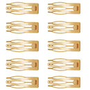 10Pcs Double-grip Hair Clips Metal Snap Barrettes Hair Styling Tools for Women Girls Hair Side Clamps Non-slip Hair Clips