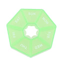 1Pcs Pill Case Plastic 7 Days Tablet Candy Box Portable Storage Tablet Holder Travel Organizer Pill Dispenser Container