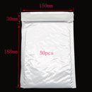 Bulk 50 Shockproof White Foam Envelope Bag Self-sealing Padded Mail Bubble Bag Envelope Shipping Office Packaging Parcel