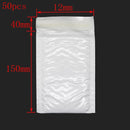 Bulk 50 Shockproof White Foam Envelope Bag Self-sealing Padded Mail Bubble Bag Envelope Shipping Office Packaging Parcel