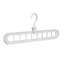 Perchas mágicas de soporte multipuerto, 9 agujeros para tendedero de ropa, tendedero multifunción de plástico, colgador de secado, perchas de almacenamiento