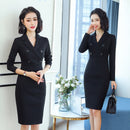 2021 Spring New Occasion Workwear Commuter Business Dress Formal Wear Fashion Beauty Salon Teacher