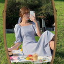 chiffon women dress summer 2021 new long boho dress 3027#