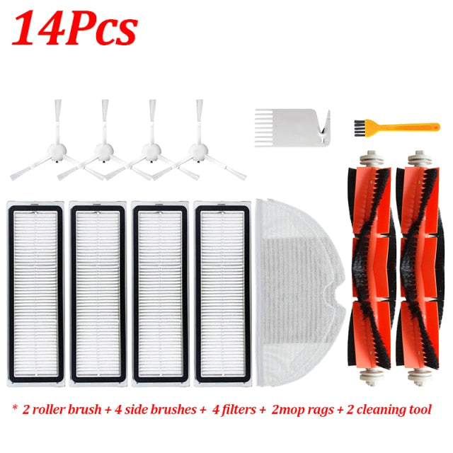 Hepa Filter for Xiaomi Mijia 1C 2C STYTJ01ZHM / Dreame F9 / Mi Robot Vacuum Mop Cleaner Roller Brush Accessories Spare Parts Kit