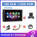 Podofo 2 din Car Radio 2.5D GPS Android Multimedia Player Universal 7" audio Navigation For Volkswagen Nissan Hyundai Kia Toyota