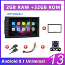 Podofo 2 din Car Radio 2.5D GPS Android Multimedia Player Universal 7" audio Navigation For Volkswagen Nissan Hyundai Kia Toyota